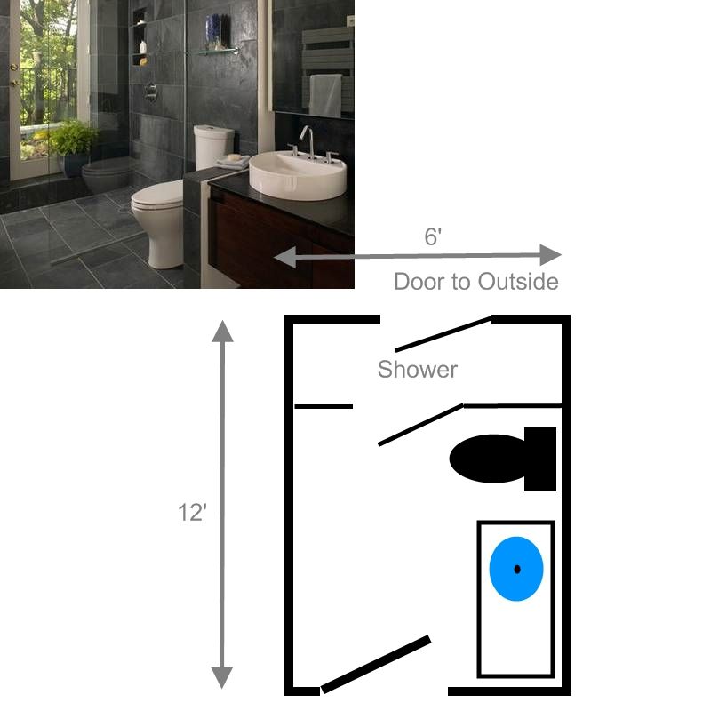 floor plan small bathroom layout