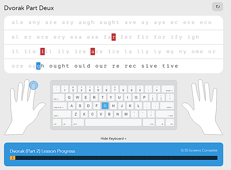 beginner typing games