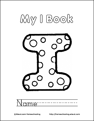 Letter I Coloring Book - Free Printable Pages