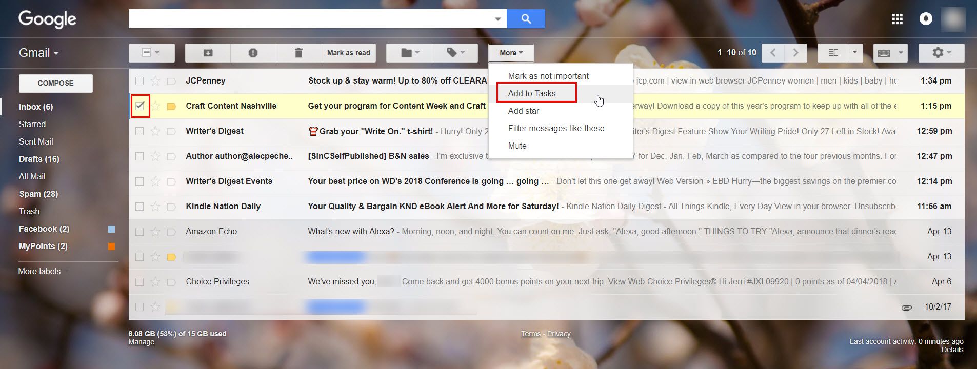 How To Create A Task From An Email In Gmail