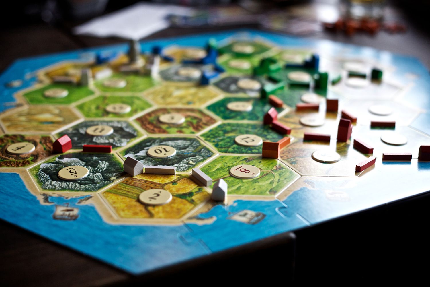 settlers of catan game board