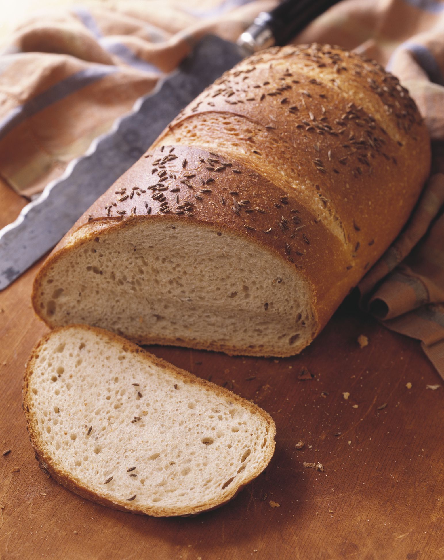 Light Rye Bread With Caraway Seeds Recipe