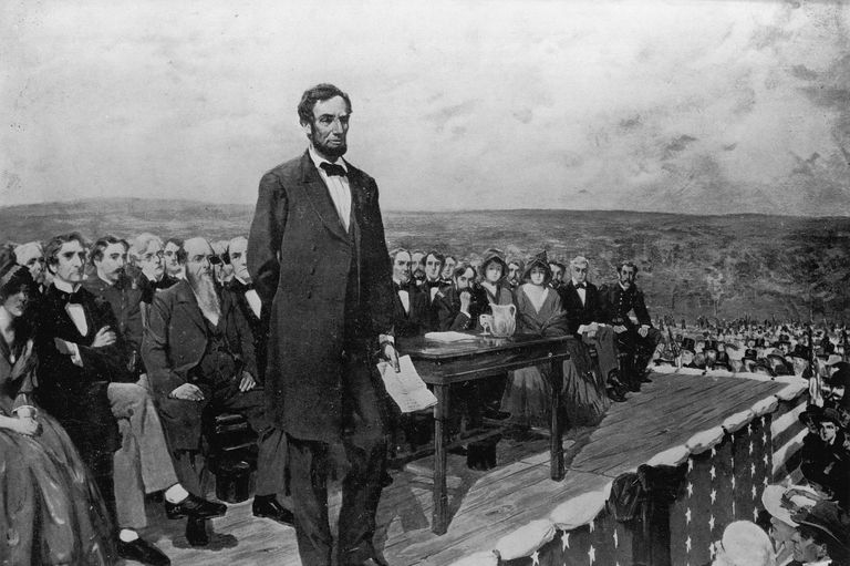 Image result for photo of lincoln at gettysburg