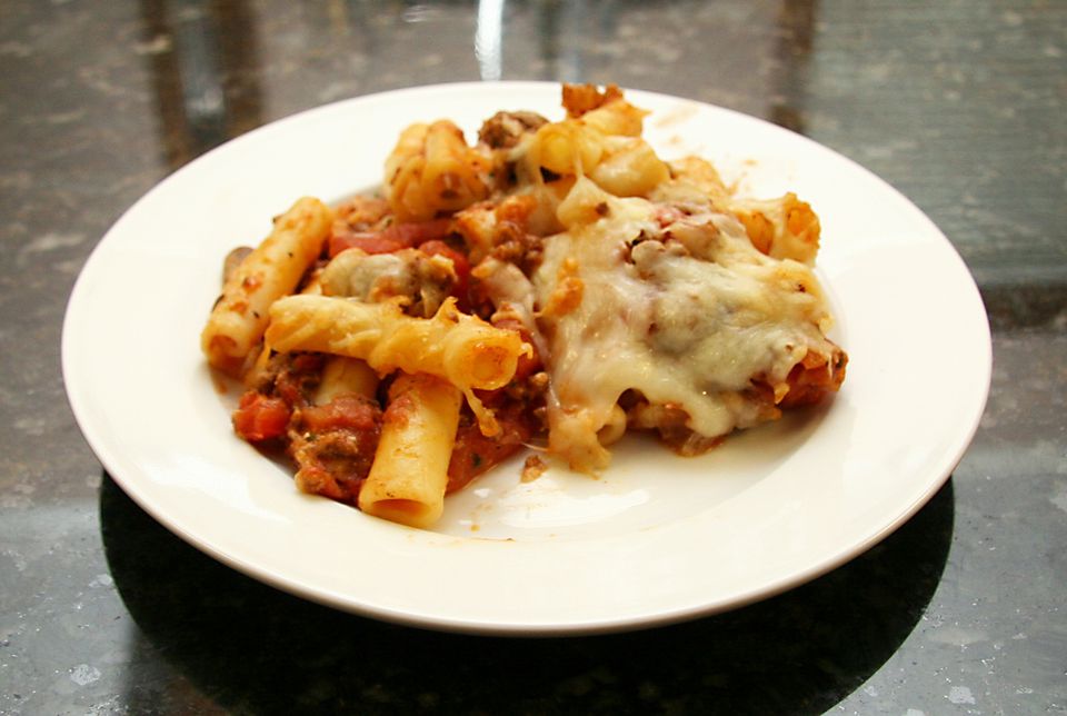 Baked Ziti With Ground Beef And Cheese Recipe