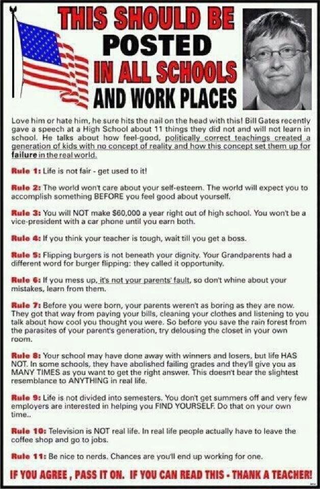 Bill Gates' Graduation Speech - 11 Rules of Life
