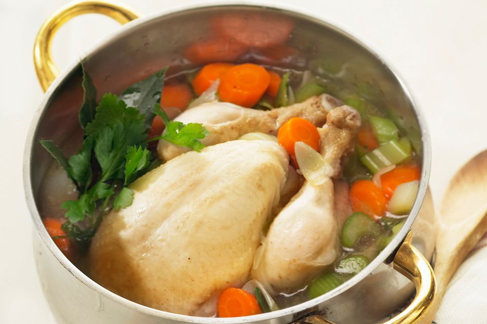 Poach A Whole Chicken For An Easy Meal Or Meals-7850