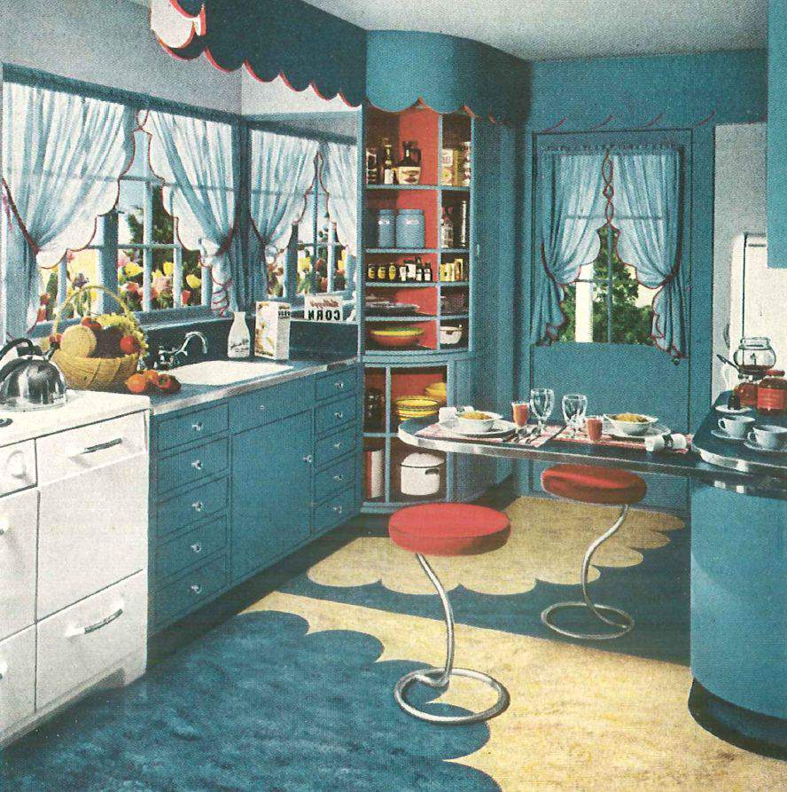 1940s Home Style Kitchen Decor   1940s Kitchen In Blue 56a49da45f9b58b7d0d7dac2.JPG