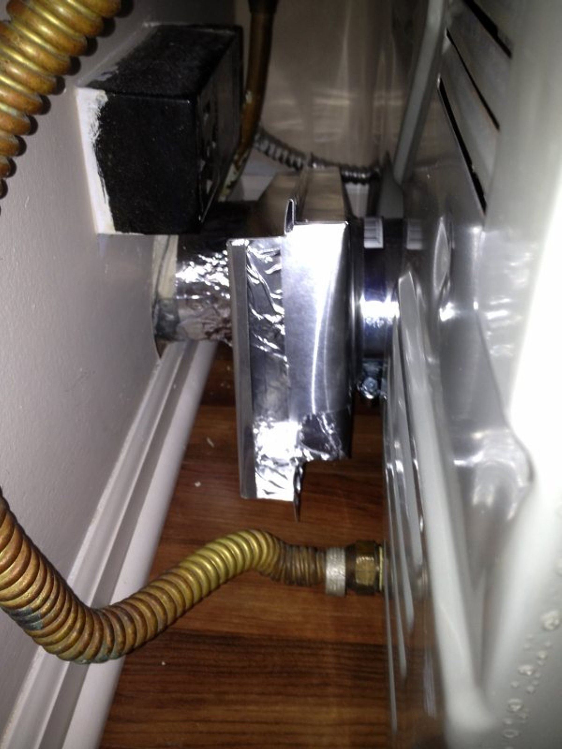 How to Hook Up a Dryer Vent in a Tight Space