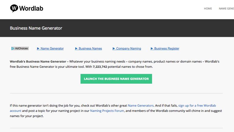 6 Awesome Free Business Name Generators