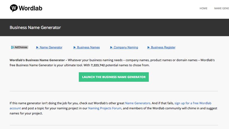 6 Awesome Free Business Name Generators 