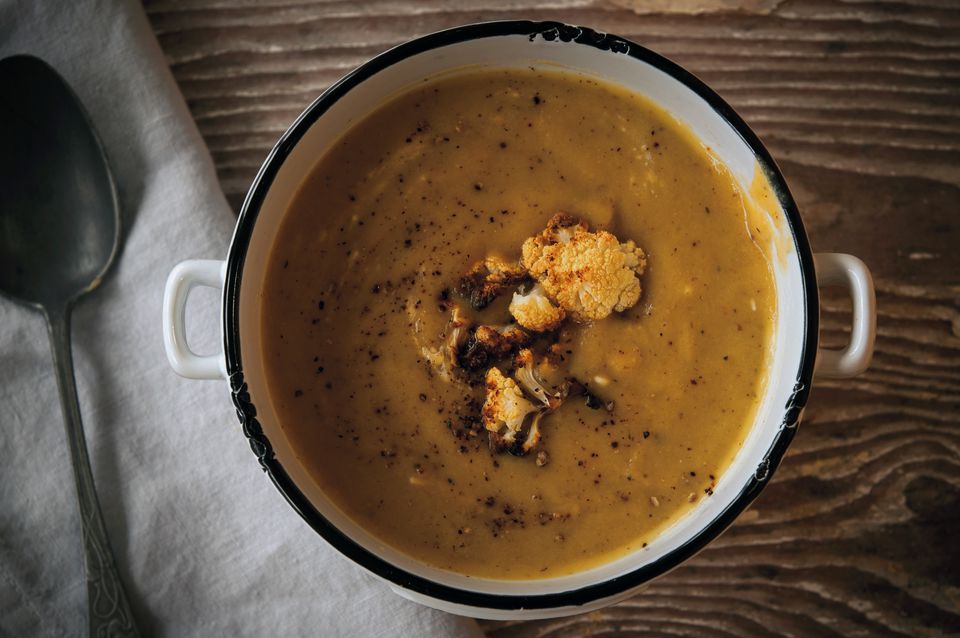 9 Best British Soup Recipes For Winter   Roasted Cauiflower 1 589098355f9b5874ee3381f0 