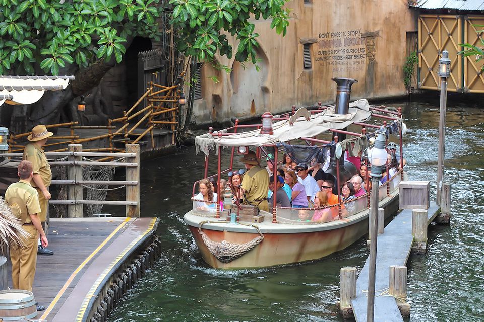 disney world jungle cruise at night