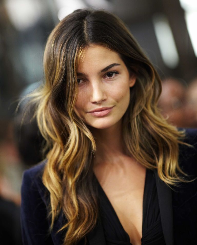 Lily Aldridge Hair Color Photos