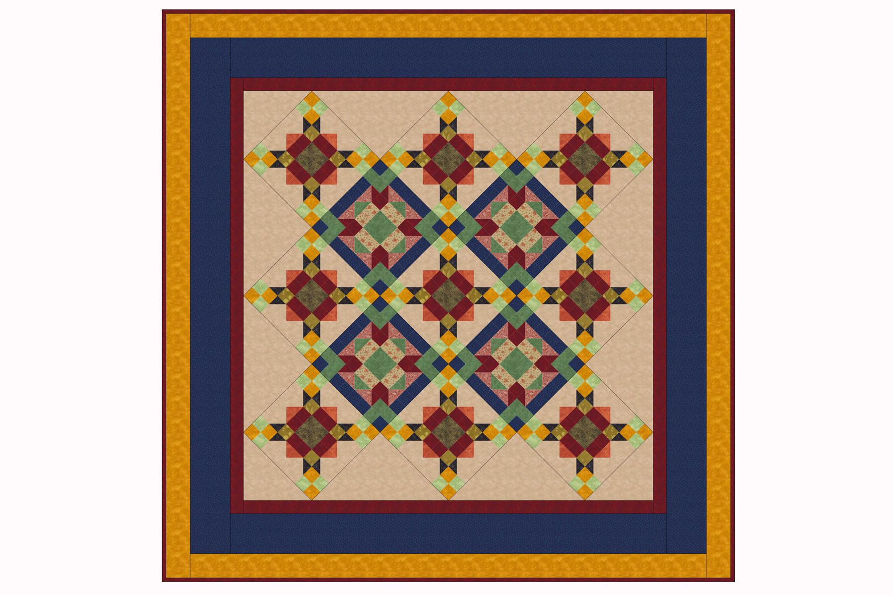 christmas kaleidoscope quilt pattern