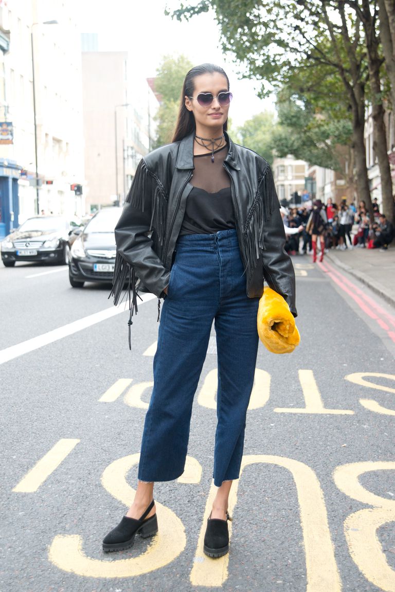 Street Style - How Fashionable Londoners Wear Jeans