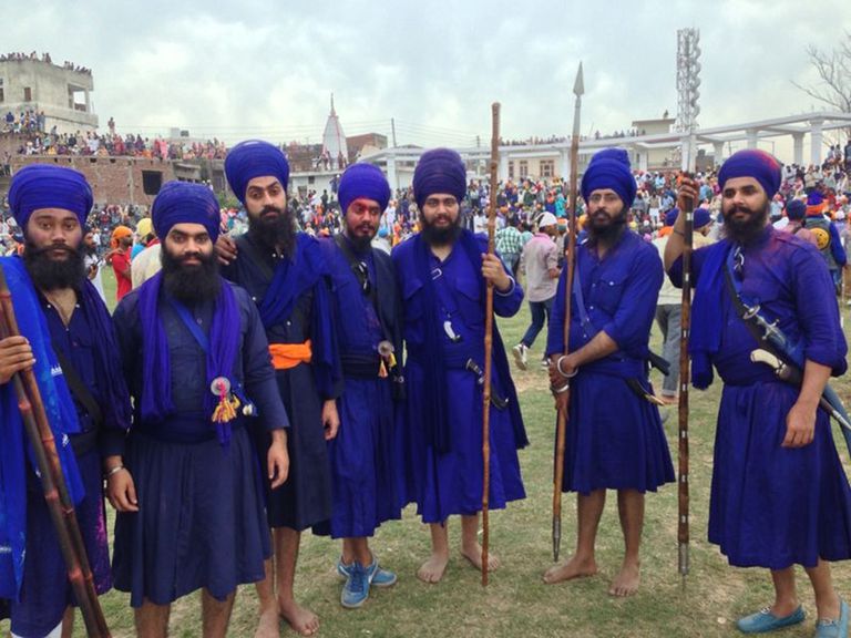 Hola Mohalla Sikh Marshal Arts Holiday Festivities