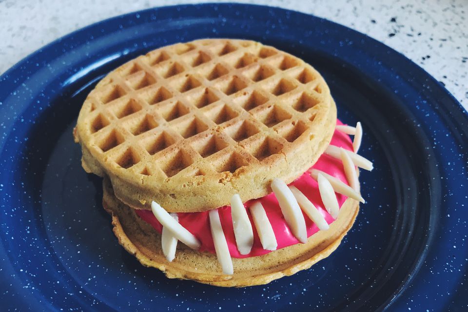 Demogorgon Sandwich waffle