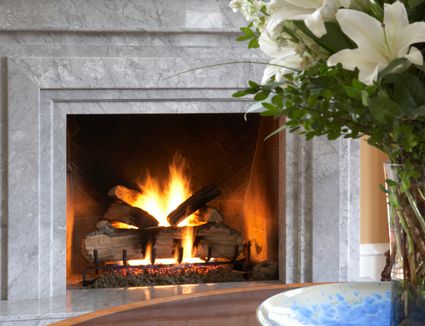 how to fix mortar gaps in a fireplace fire box