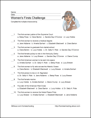 Women's History Month Printables