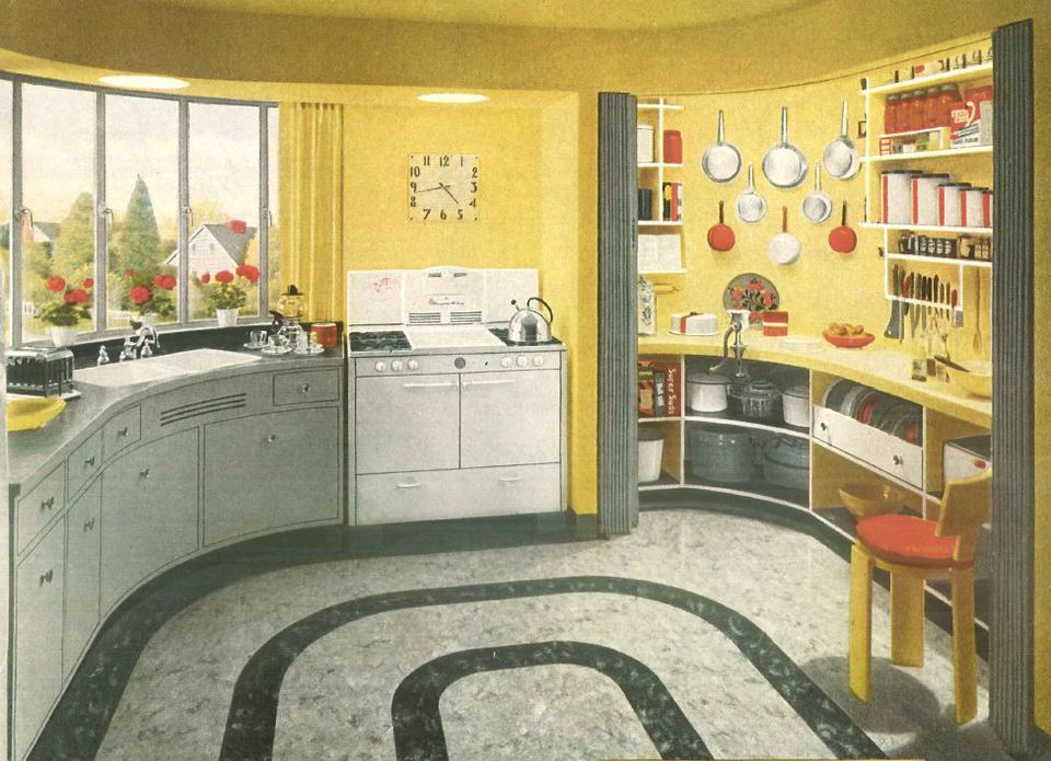 1940s Home Style - Kitchen Decor