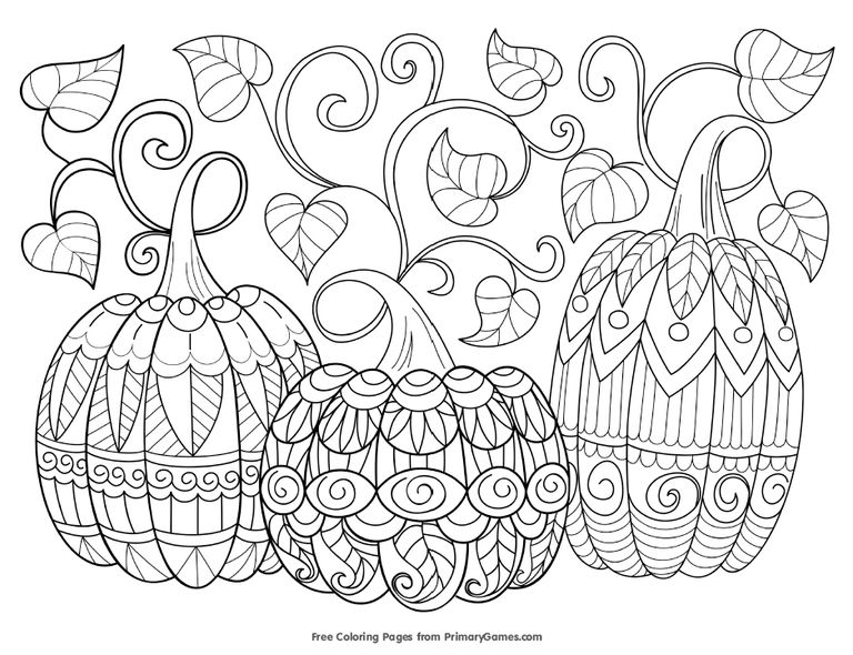 423 Free Autumn and Fall Coloring Pages You Can Print