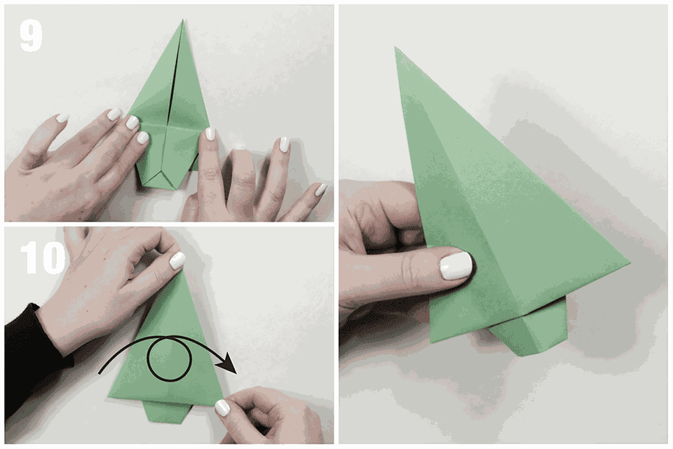 Traditional Origami Fir Tree Tutorial