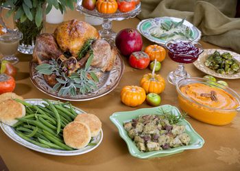 Thanksgiving vegetable basket