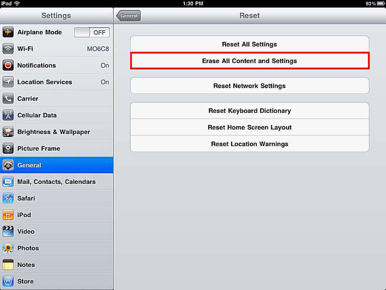 iPad iCloud How to Backup and Restore