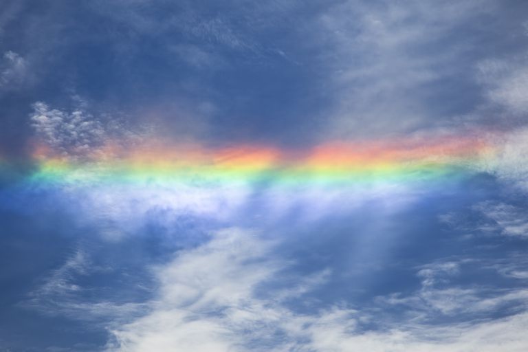 Download Sky Watchers: Perplexed by These Rainbow-Colored Clouds?