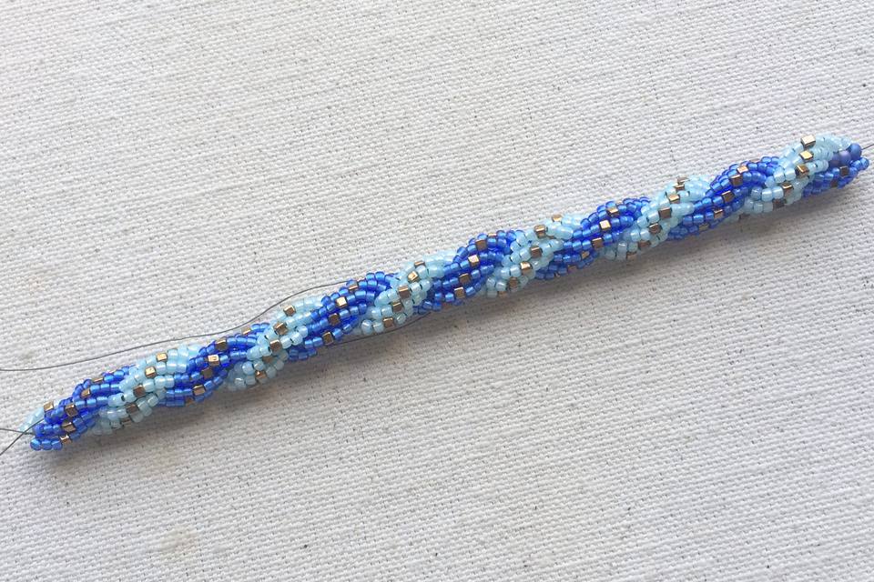 How to Make a Double Spiral Beaded Rope