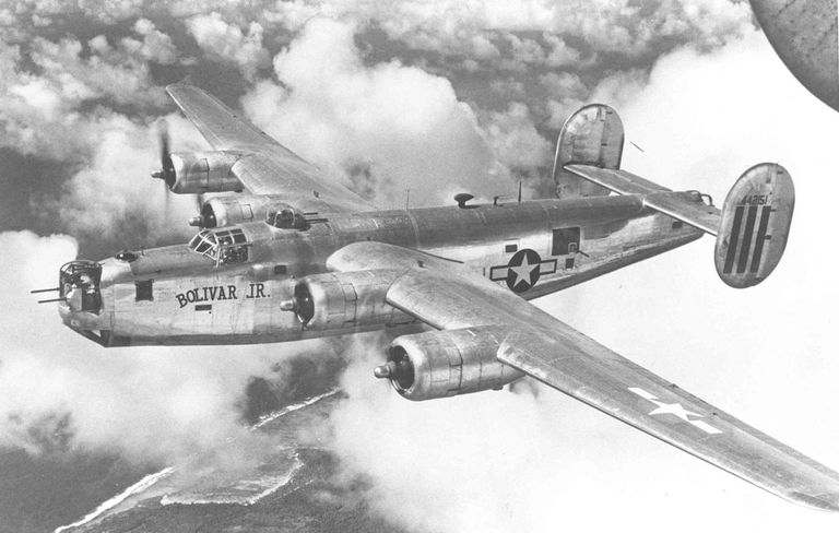 B-24 Liberator Bomber In World War II