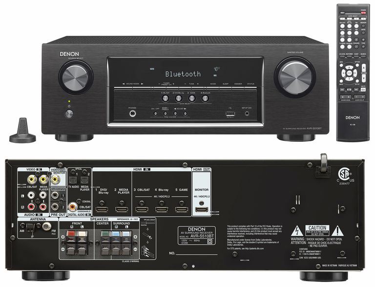 Denon's EntryLevel AVRS510BT Home Theater Receiver Profiled