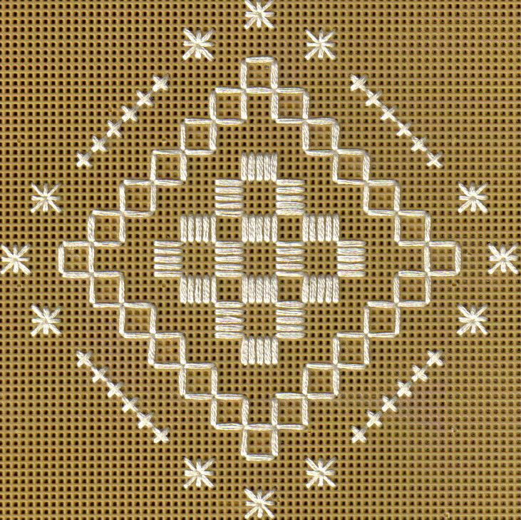 Printable Graphs and Lessons for Hardanger Embroidery