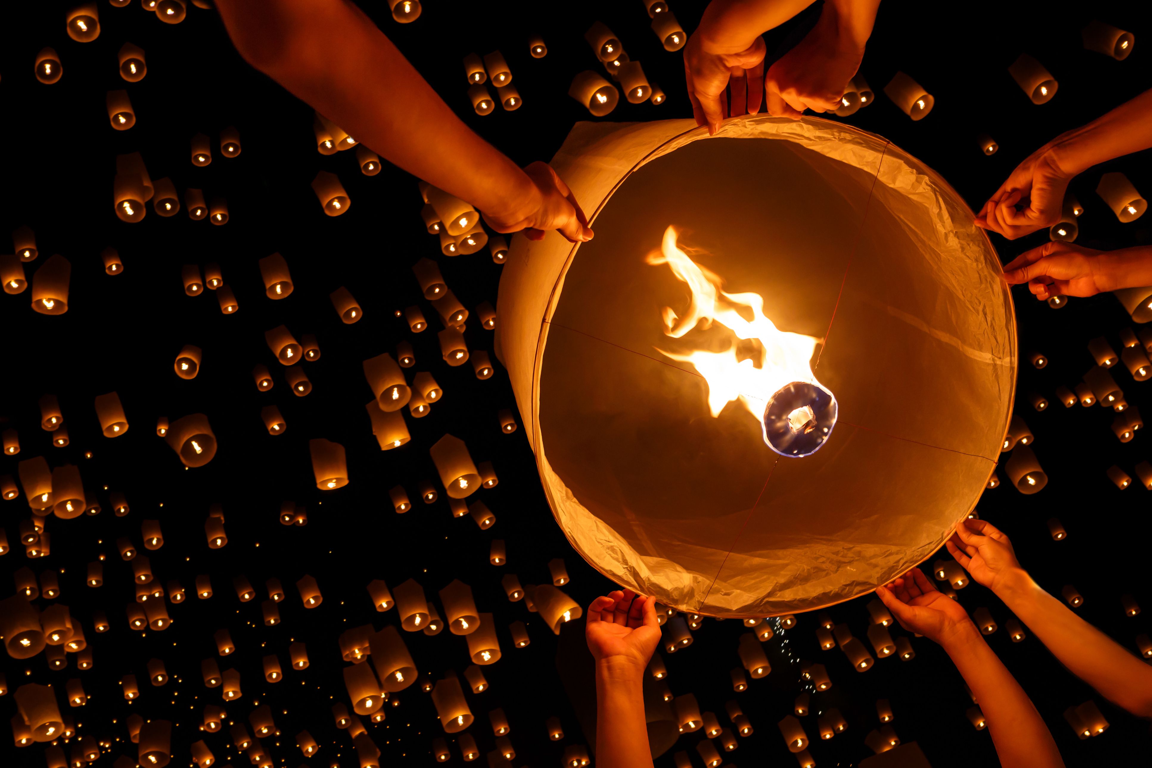Wish Upon a Lantern: Sky Lantern Unity Wedding Ritual