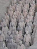 Terracotta Army in the mausoleum of the first Qin emperor.