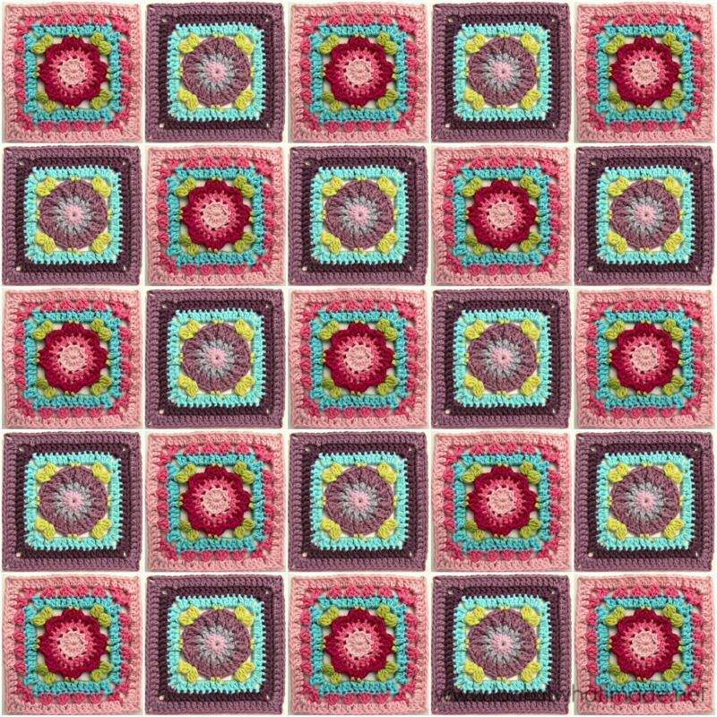 35 Free Crochet Afghan Square Patterns