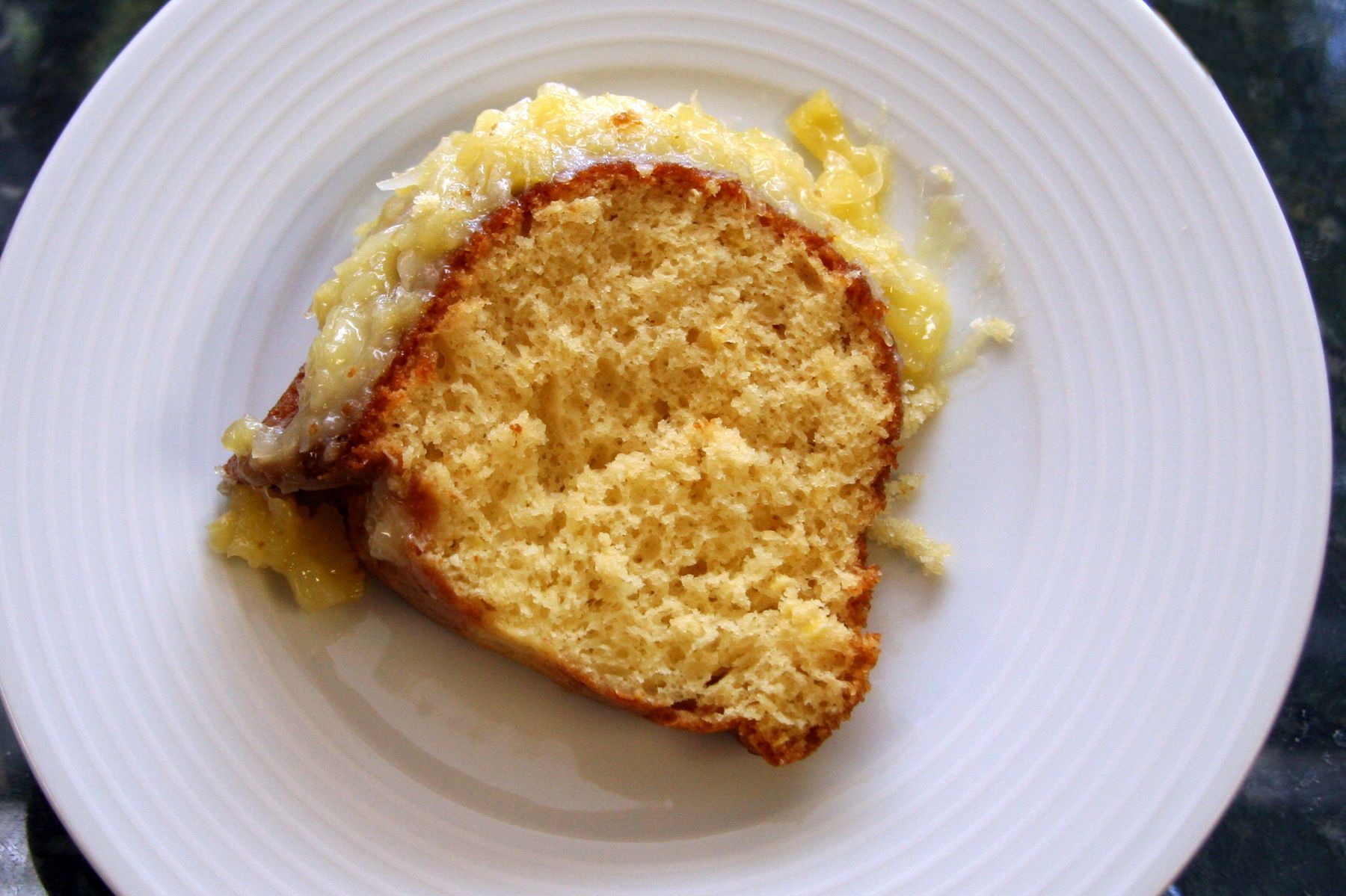 Pineapple and Coconut Bundt Cake