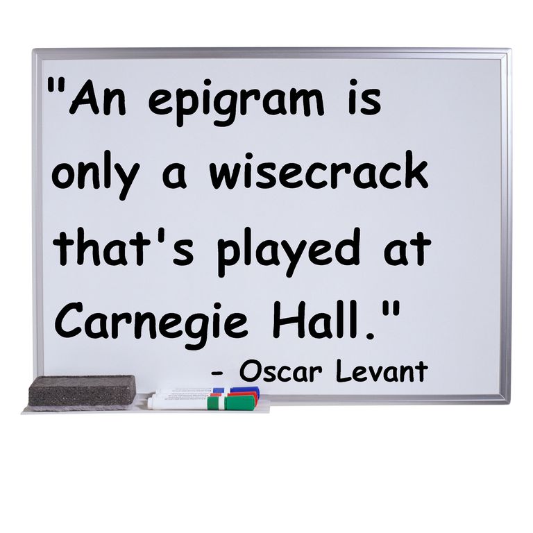 Definition and Examples of Epigrams in English