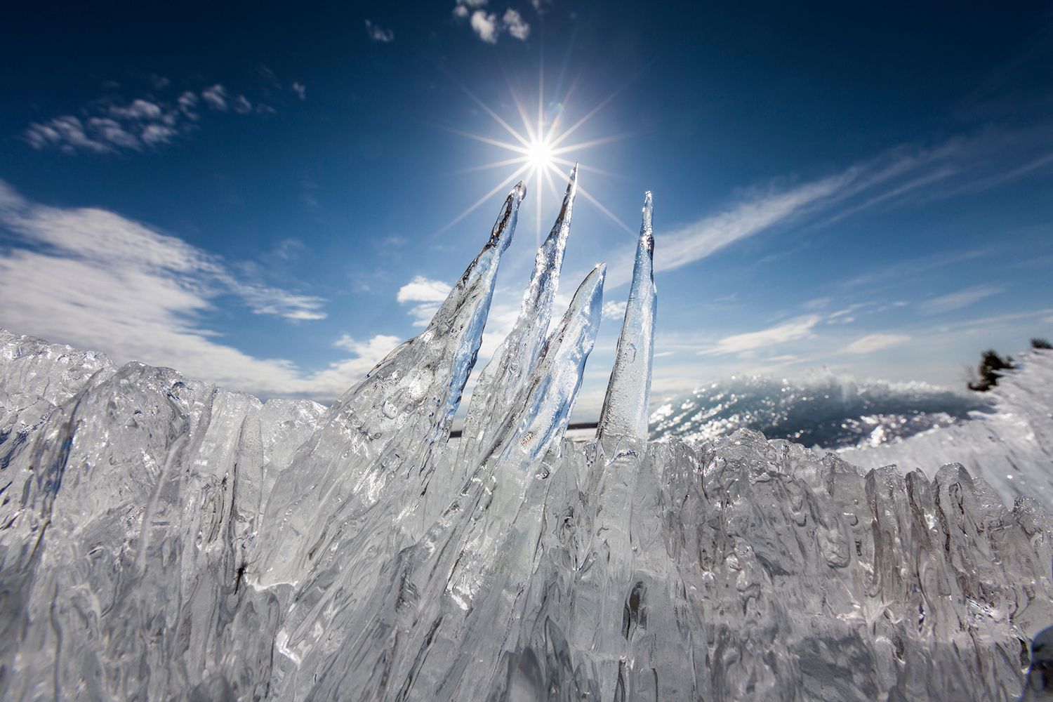 How to Make Ice Spikes in Your Freezer