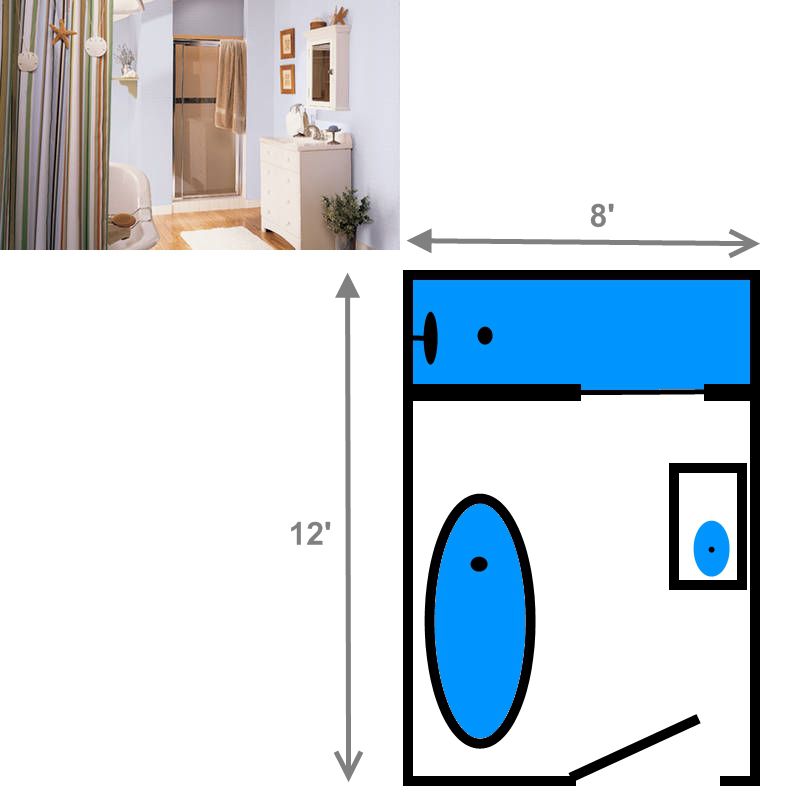 15 Free Sample Bathroom Floor Plans Small to Large
