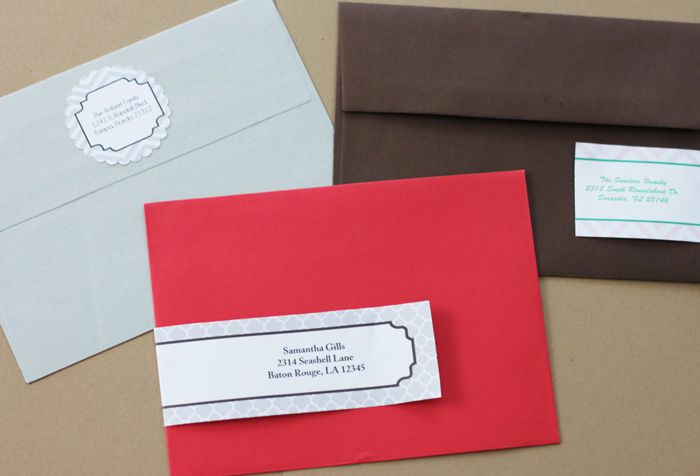 13 sets of free address label templates