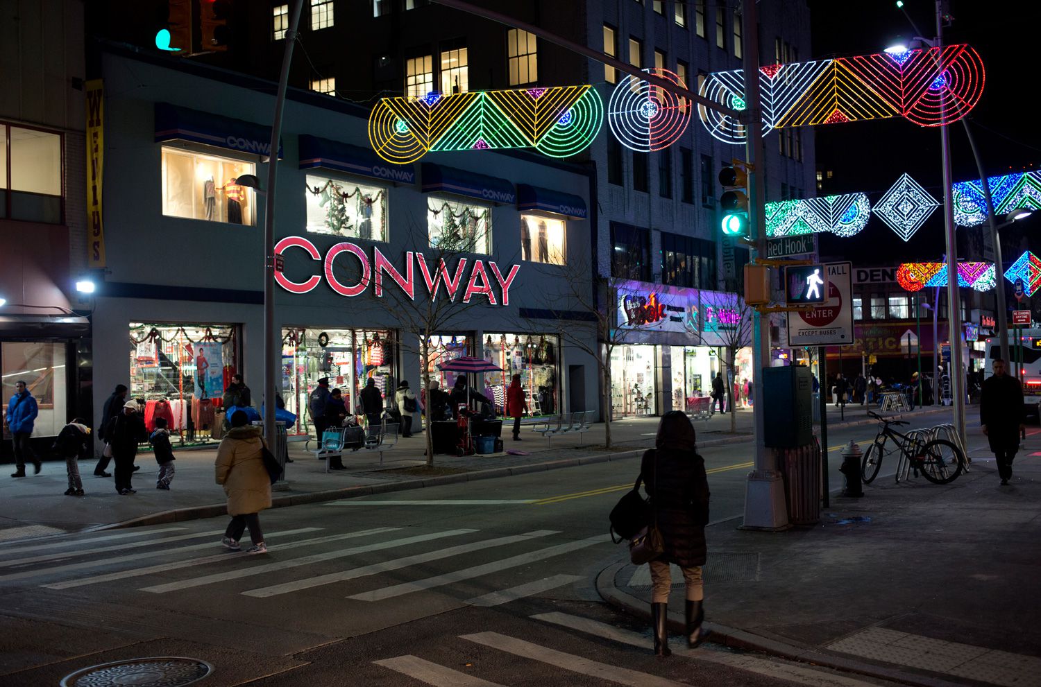 Clothing and Shoe Stores at Fulton Mall, Brooklyn