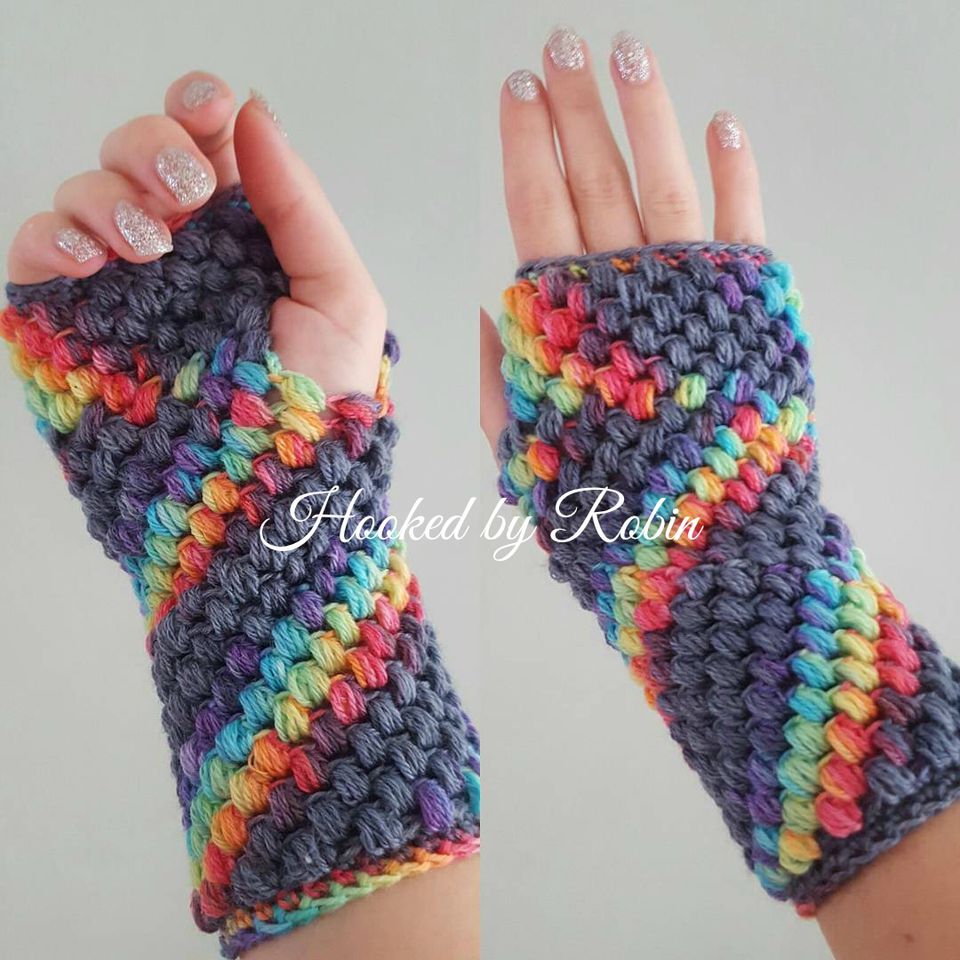 10 Free Crochet Fingerless Gloves Patterns