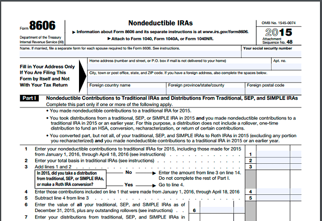 Did You Forget Filing Form 8606 For Nondeductible IRAs?