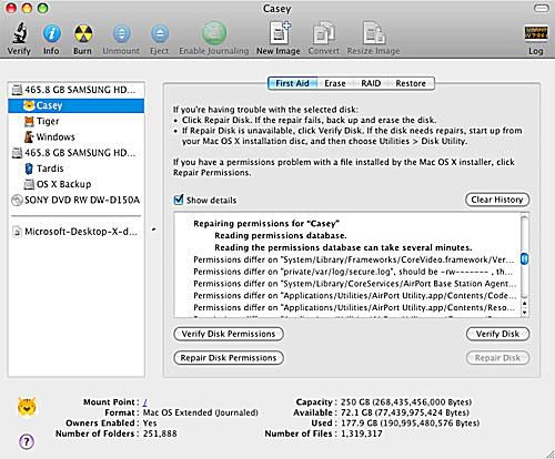 hard disk repair utility for mac