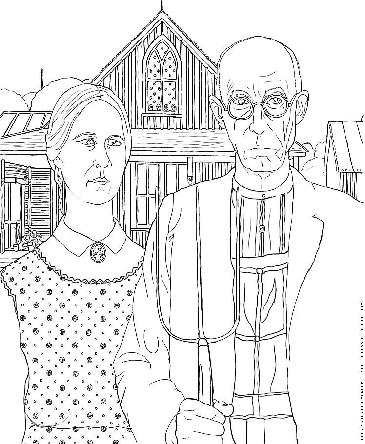 Famous Artist Coloring Pages 10