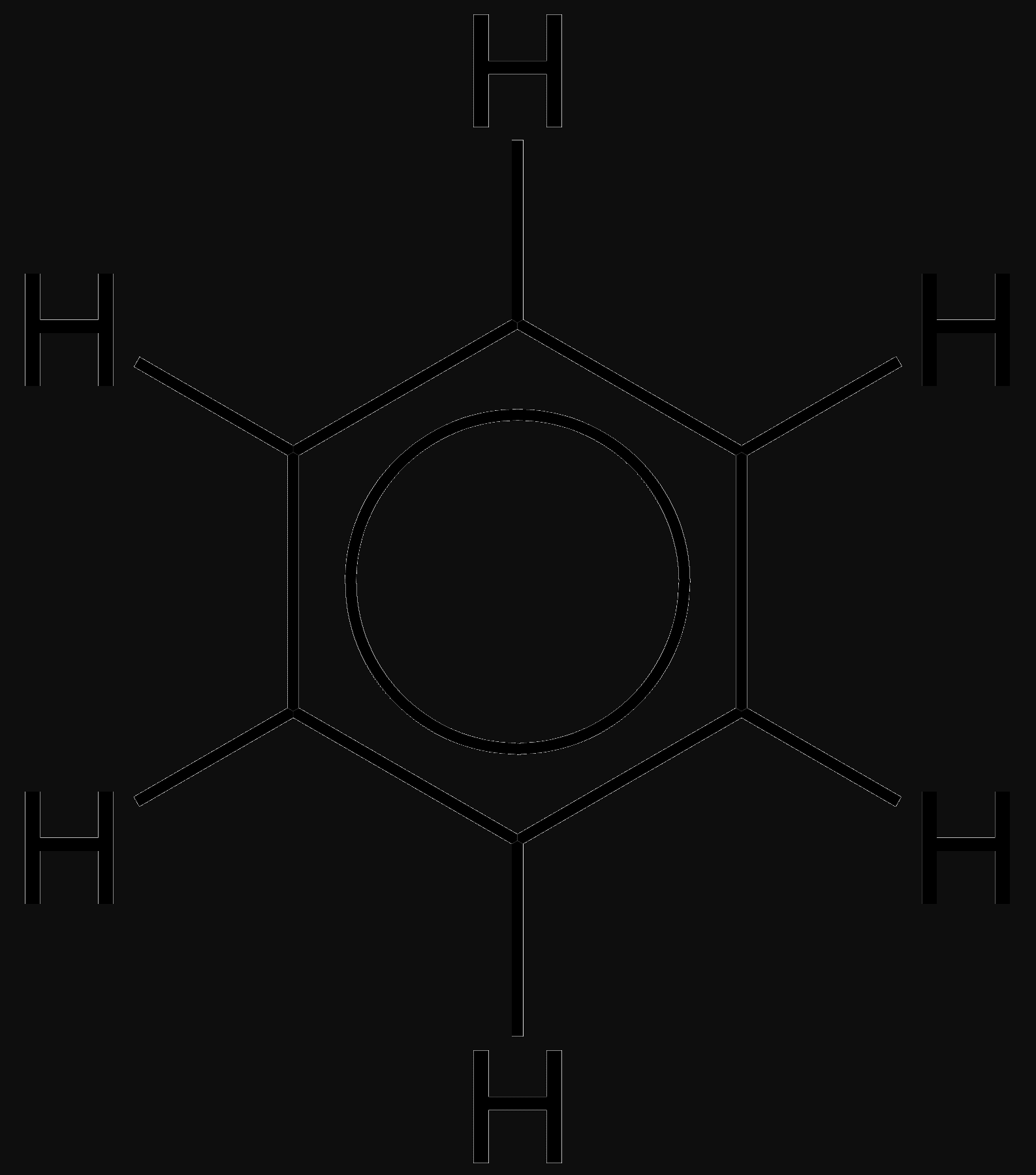 chemdoodle delocalized benzene