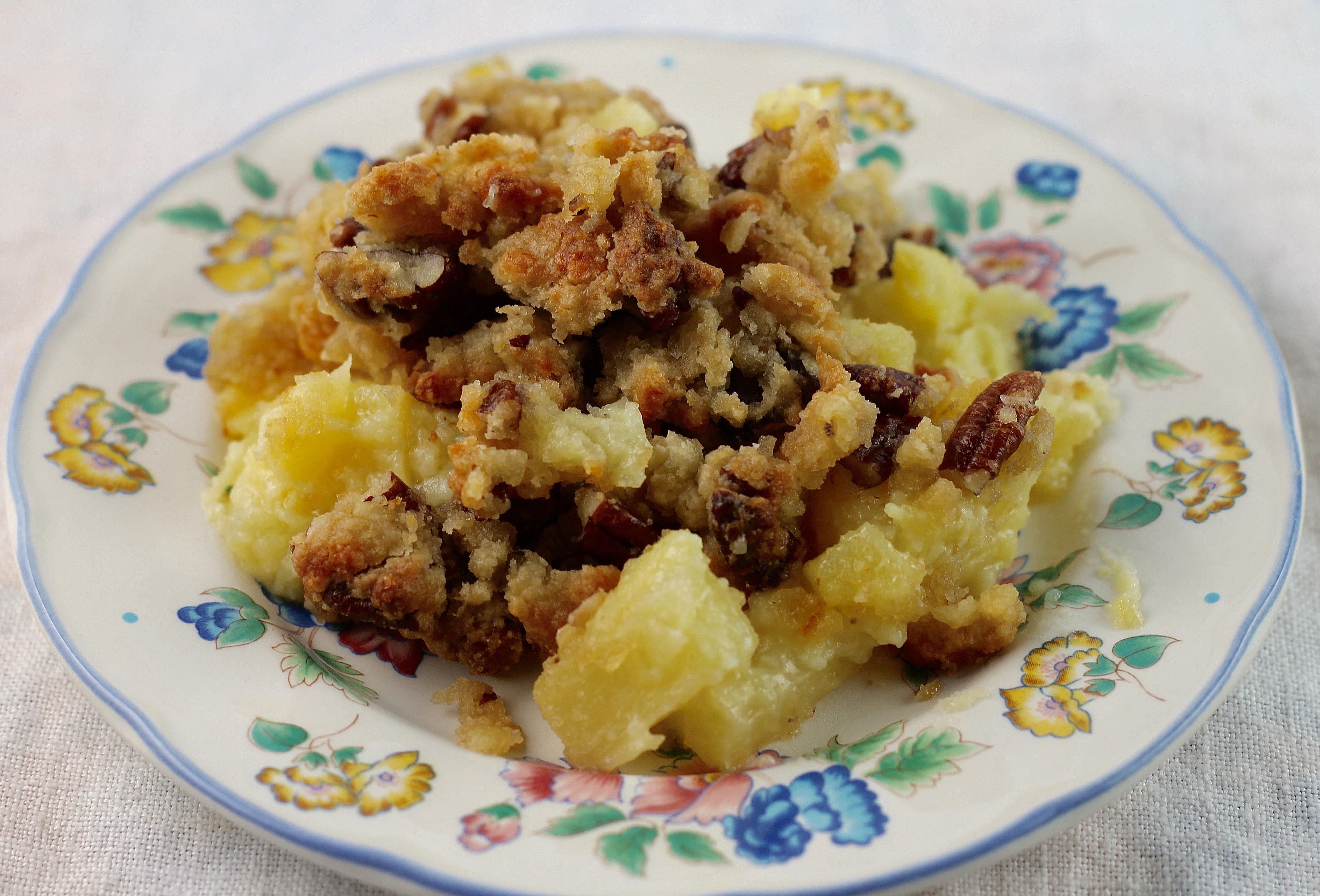 Baked Pineapple is a Fabulous Christmas Side Dish