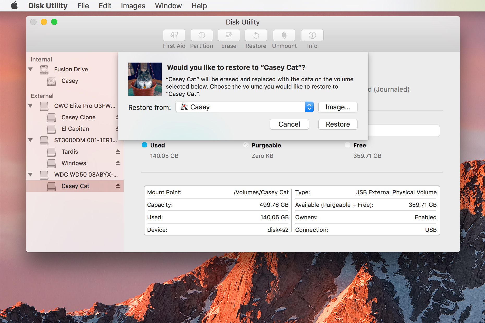 mac os disk utility cant see progress