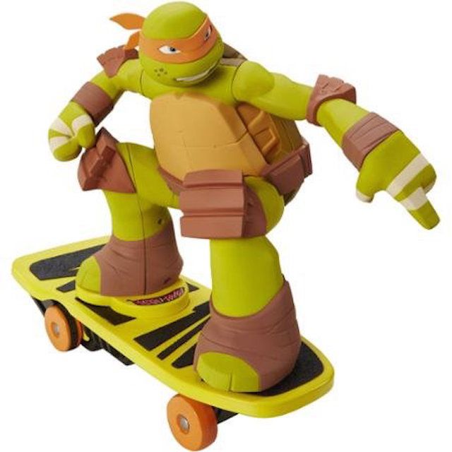 ninja turtles skateboarding mikey